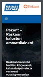 Mobile Screenshot of pekant.fi